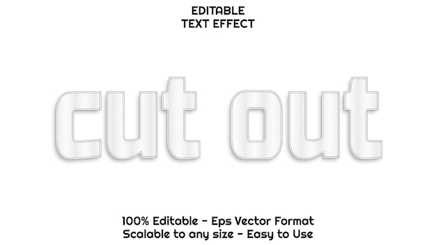 Vector white paper text effect polkadot texture