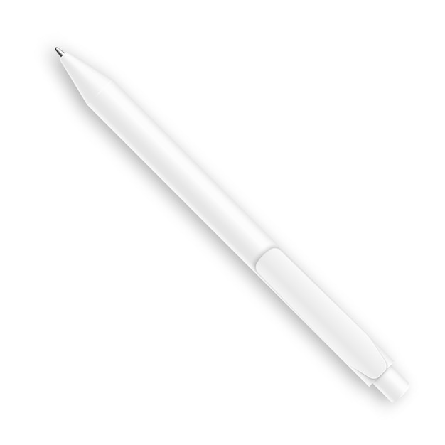 White pen. Blank realistic mockup for corporate design