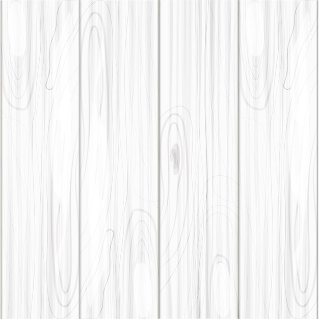 White plain wooden plank desk textured wall background material in cartoon style