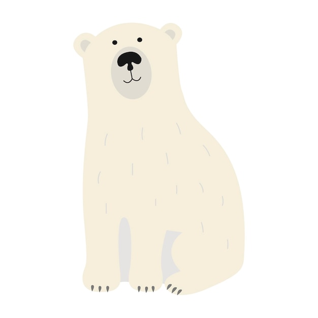 White polar bear