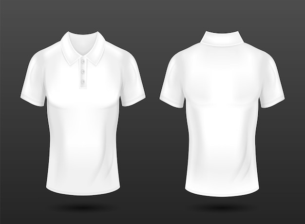 white polo shirt mockup