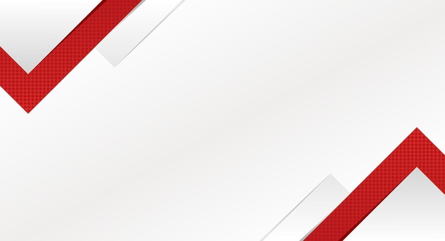 White and red background banner