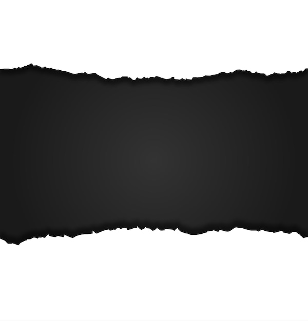 Free: Teared Rip Paper Png - Black Paper Rip Png 