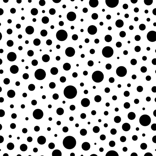 White seamless pattern with  circles