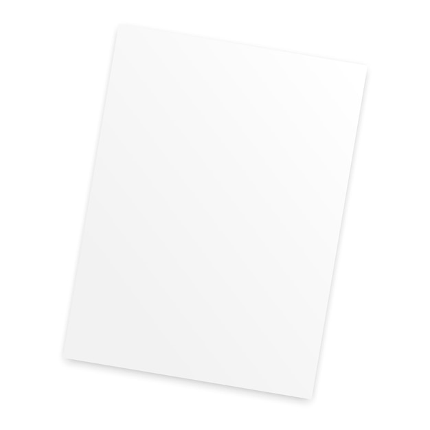 Vector white sheet of paper great design for any purposes white background vector illustration stock image