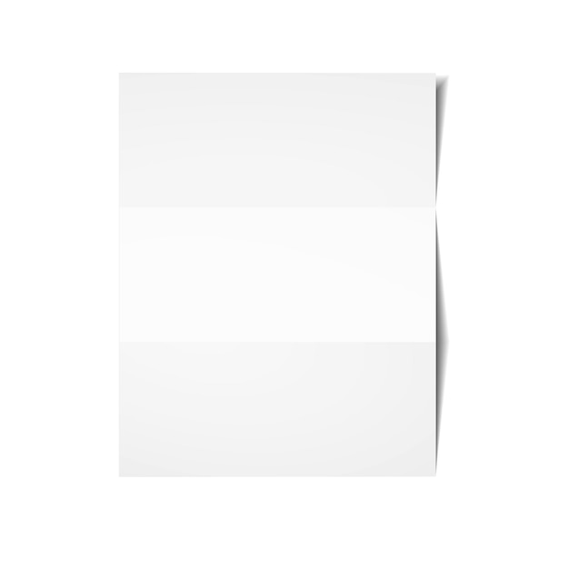 White sheet of paper