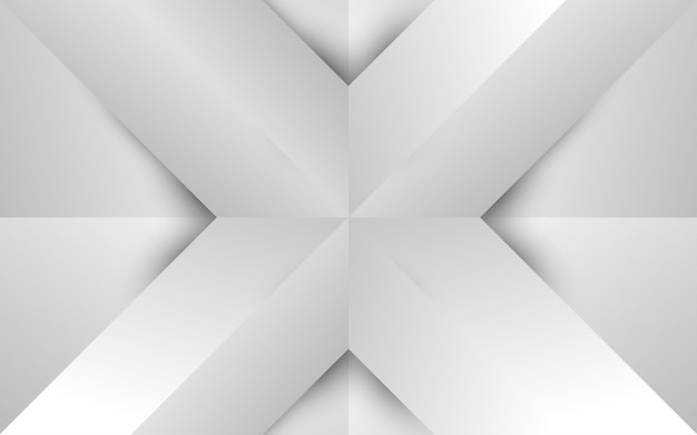 Белый блестящий 3d геометрический треугольник узор фона