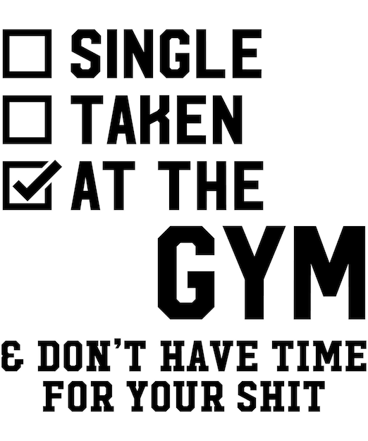 a white sign that says single single at the gym