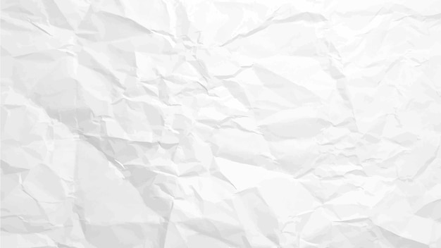 White slean crumpled paper