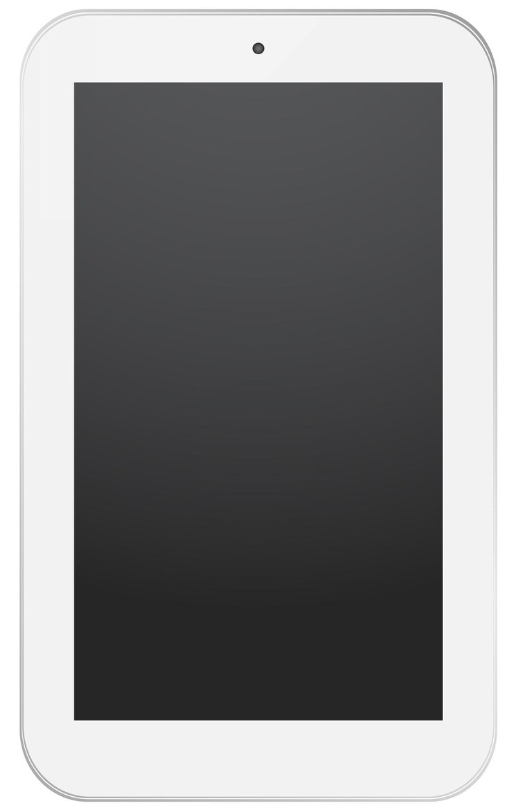 Vector white smartphone design isolated on white