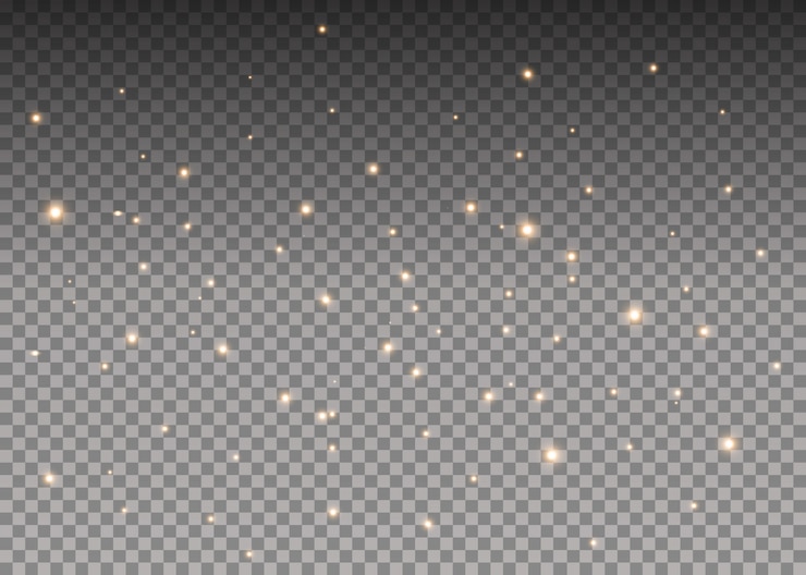 Vector white sparks glitter special light effect.
