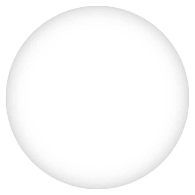 Vector white sphere