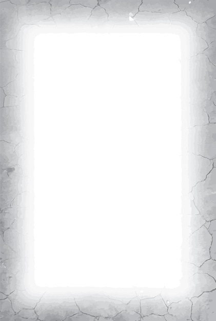 a white square frame on a cracked wall Grunge border backgrounds textured photographic template