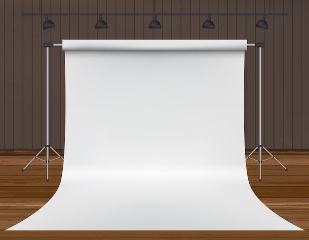 White  studio backdrop  background