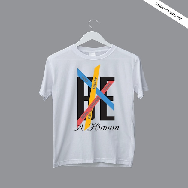 white t shirt design vector
