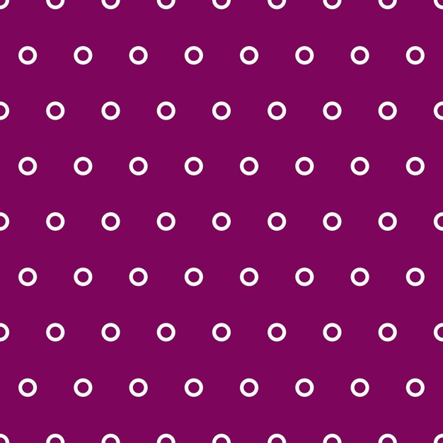 White tiny rings seamless pattern with purple background.