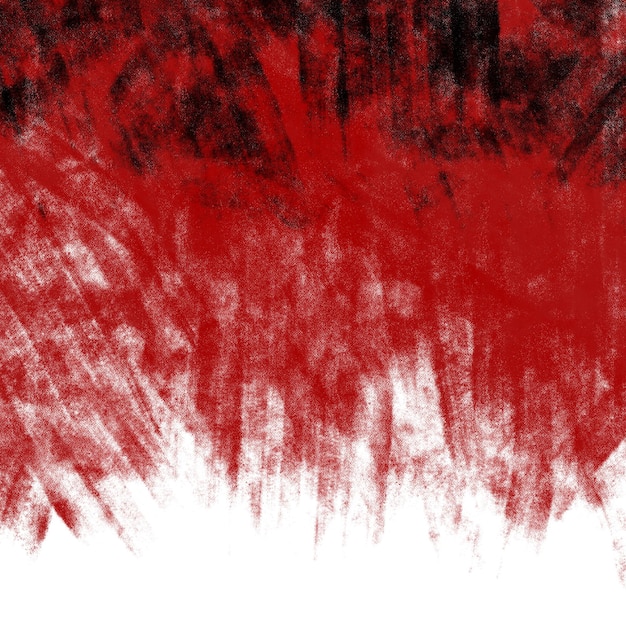 Вектор Белый векторный холст с абстрактными гранжевыми штрихами красной и черной краски