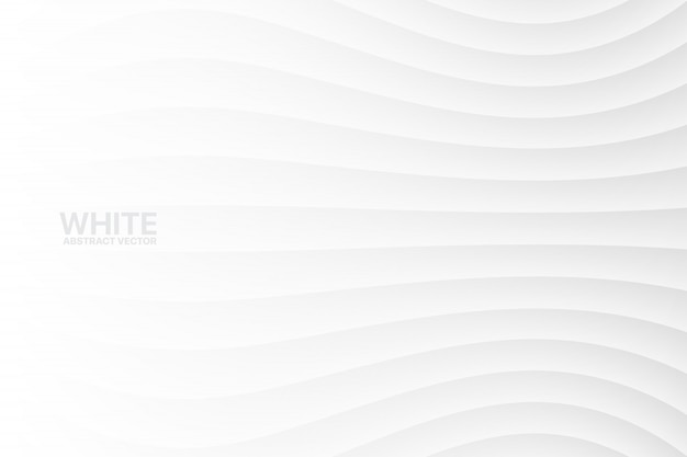 White wavy abstract background