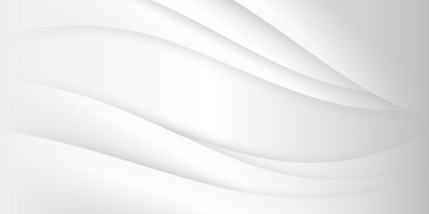 White Wavy Elegant Background