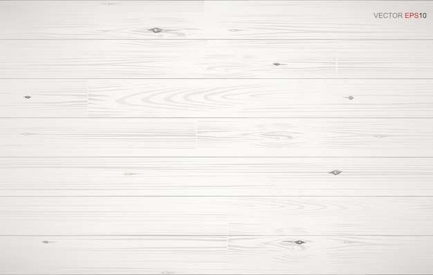 Vector white wood pattern and texture for background