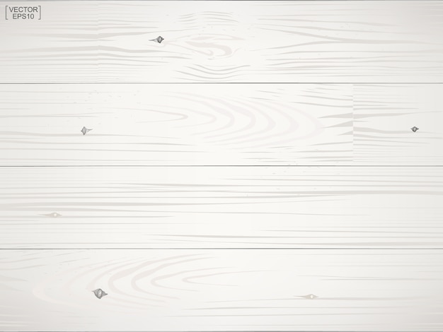 Vector white wood pattern and texture for background