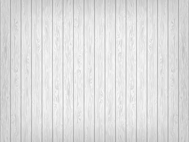 Vector white wood texture template.