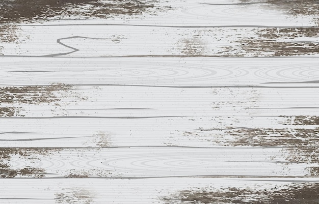 White Wooden Rustic Background