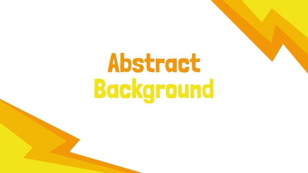 White and yellow abstract background design vector