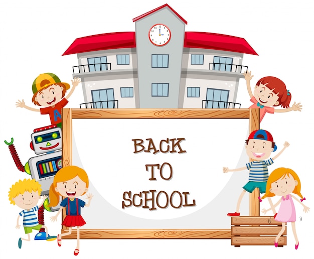 Vector whiteboard and back to school 