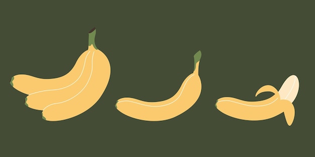 Целый и нарезанный банан