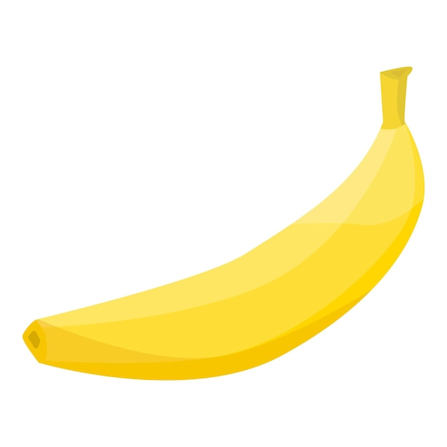 Vector whole banana icon isometric of whole banana vector icon for web design isolated on white background