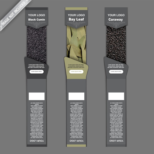 Whole Spice Folding packaging Label