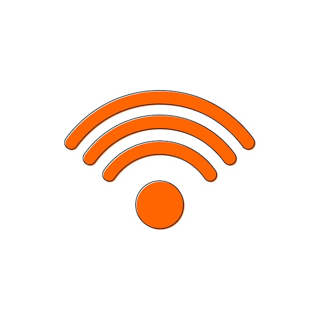 Wi Fi icoon grafisch ontwerp sjabloon vector illustratie