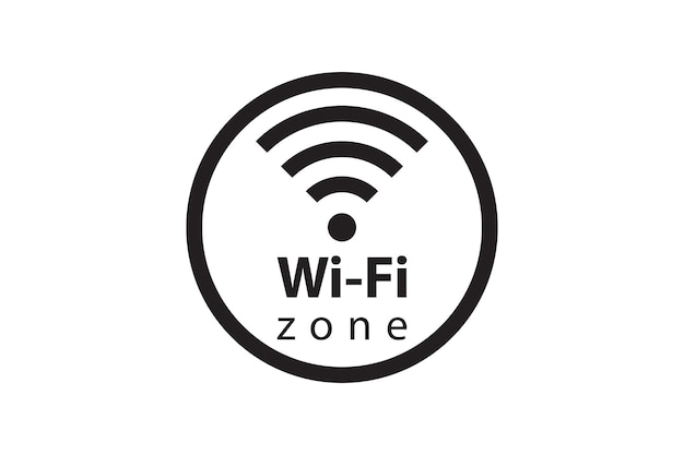 Wi Fi symbool signaal verbinding Vector draadloos internet technologie teken Wifi netwerk communicatie icoon