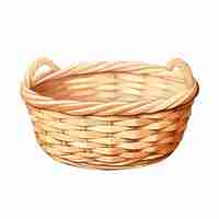 Vector wicker basket