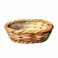 Vector wicker basket