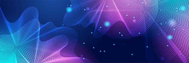 ワイド サイバー セキュリティ インターネットとネットワークの概念 様々 な技術要素とハイテク ベクトル イラスト抽象的なグローバル sci fi コンセプト青の背景にデジタル インターネット通信