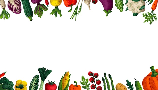 Wide horizontal Healthy eating background