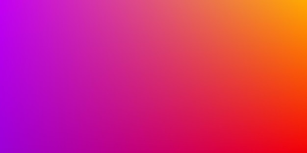 Vector wide purple red and yellow color gradient background