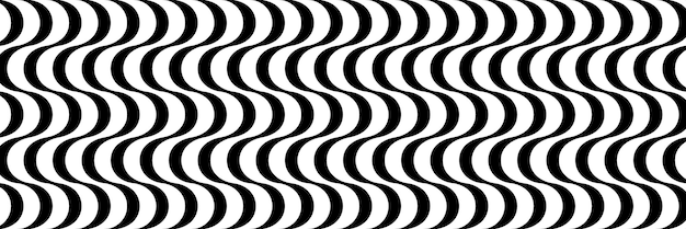 Vector widescreen wavy hypnotic background. the illusion of movement. abstract hypnotic format.