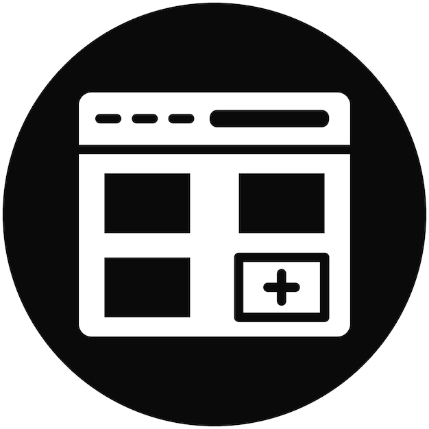 No Code アイコンセットのウィジェットベクトルアイコンのイラスト
