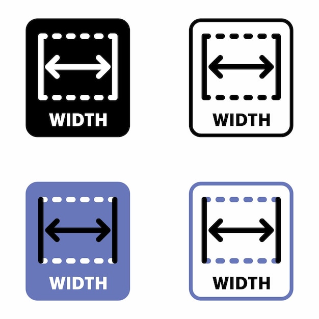 Width parameter of an item, electronic devices and object information sign