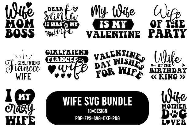 Vector wife svg bundle