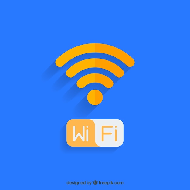 Vector wifi background design