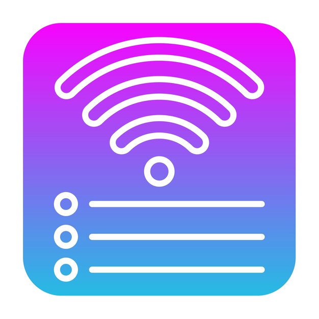 Vector wifi connection icon