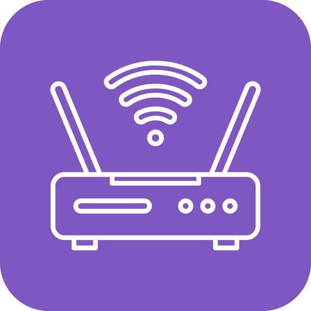 Vector wifi connection vector icon can be used for hotel management iconset