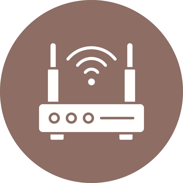 Icona vettoriale di connessione wi-fi può essere utilizzata per il set di icone di lavoro da casa