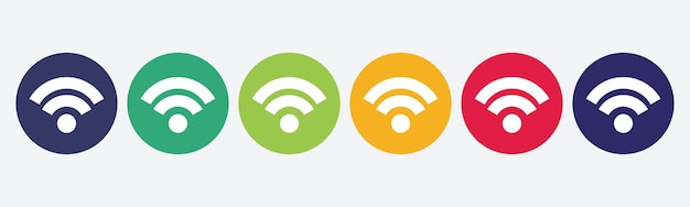 Wifi draadloos internet icoon