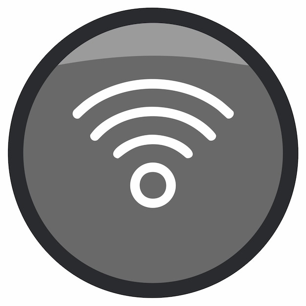 Wi-Fiフラットアイコン インターネットワイヤレスフィデリティネットワークのロゴのベクトルピクトグラム