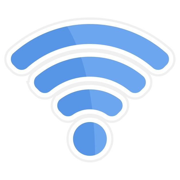 Vector wifi flat illustration